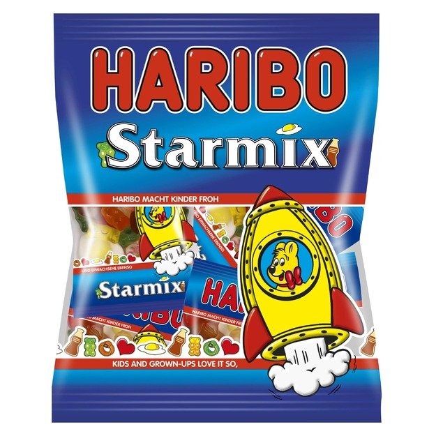 Guminukai HARIBO, Starmix, mini, 250 g