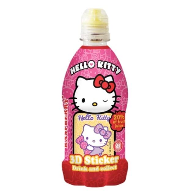 Sulčių gėrimas HELLO KITTY, braškių ir aviečių skonio, 20%, 350 ml D