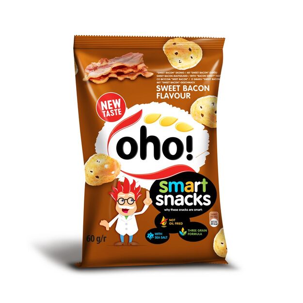 Traškučiai OHO, kepsnio skonio, 60 g