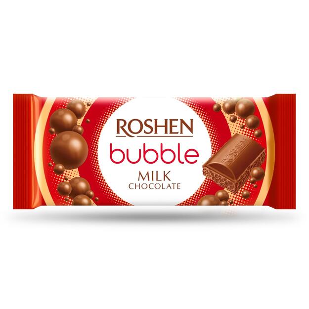 Pieniškas šokoladas ROSHEN, korėtas, 80 g