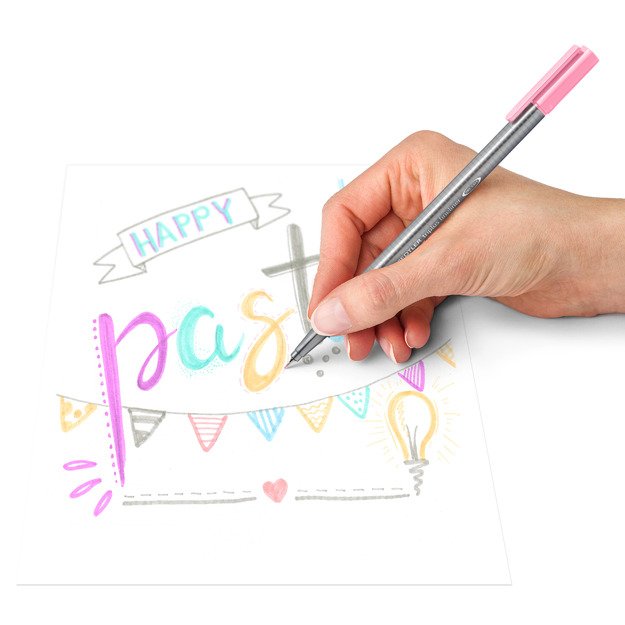 Spalvoti pasteliniai rašikliai STAEDTLER, 0,3 mm, 6 vnt. 4