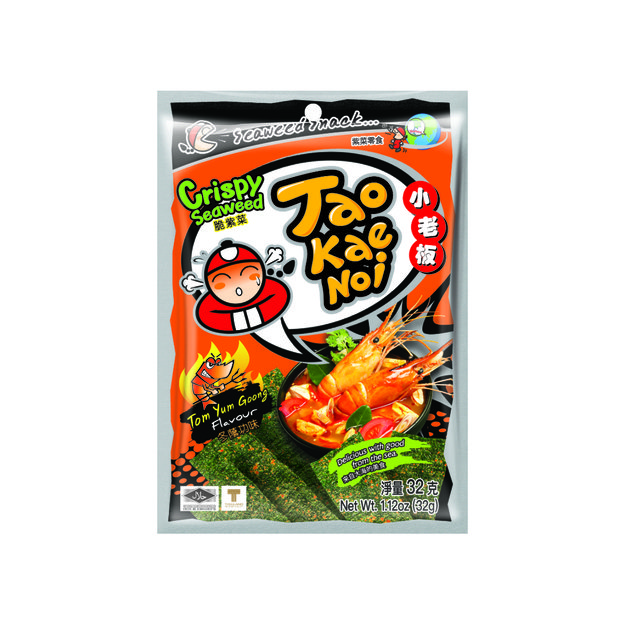 Jūros dumblių užkandis TAOKAENOI, Tom Yum skonio, 32 g