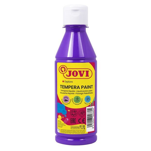 Skystas guašas buteliuke JOVI, 500 ml, violetinė sp.