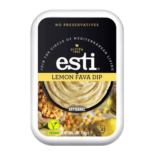 Užtepėlė ESTI, su fava pupelėm ir citrina, 150 g