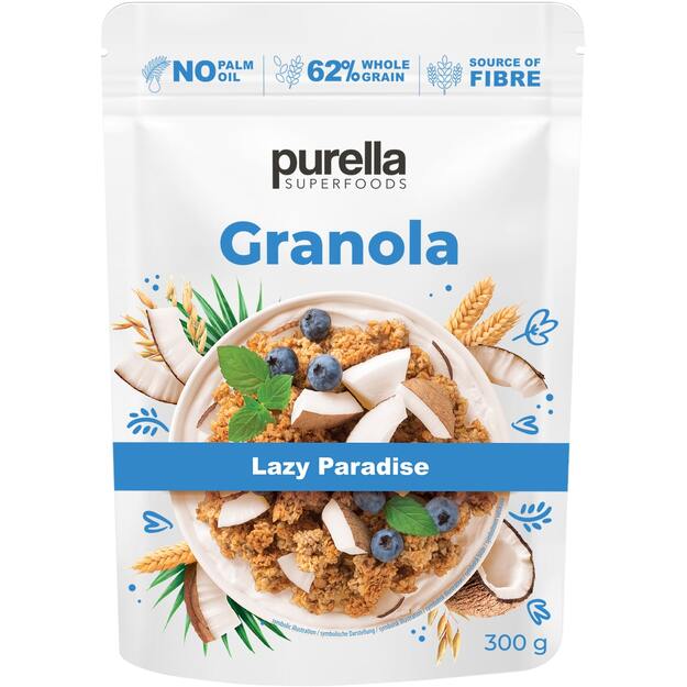 Granola PURELLA, su kokosu, 300 g