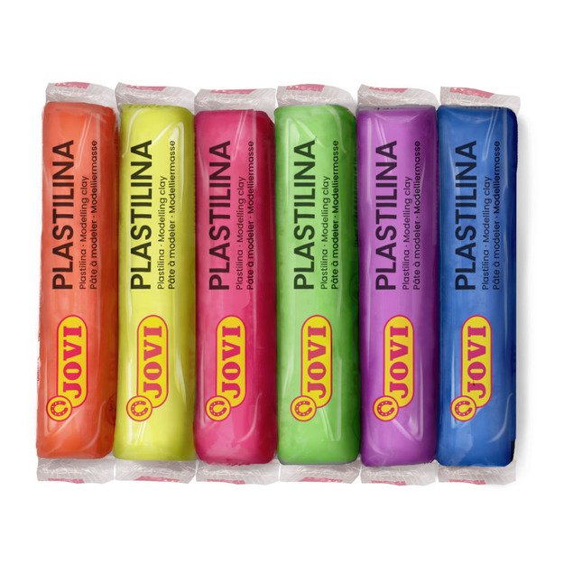 Plastilinas JOVI, 15 g, 6 neoninės spalvos 2