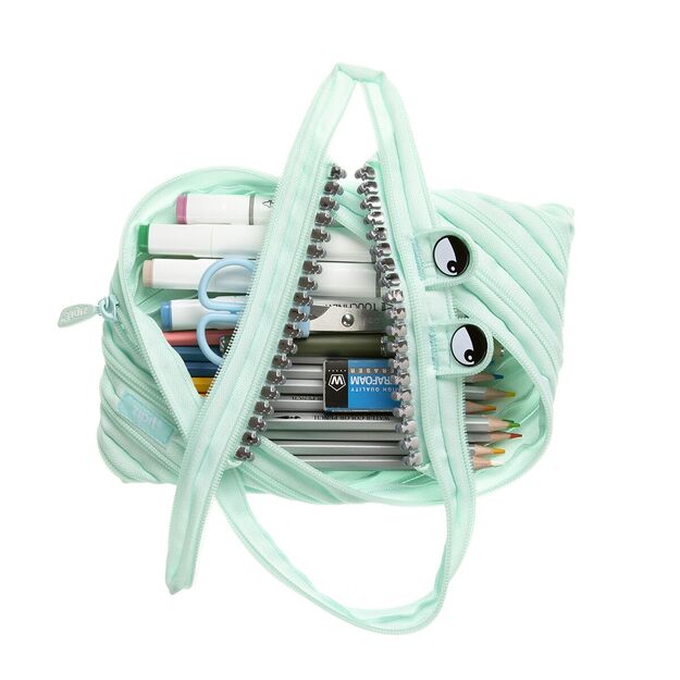 Penalas-pieštukinė ZIPIT Grillz Monster Jumbo Pouch, ZTMJ-GR6, Mėtų spalvos 2