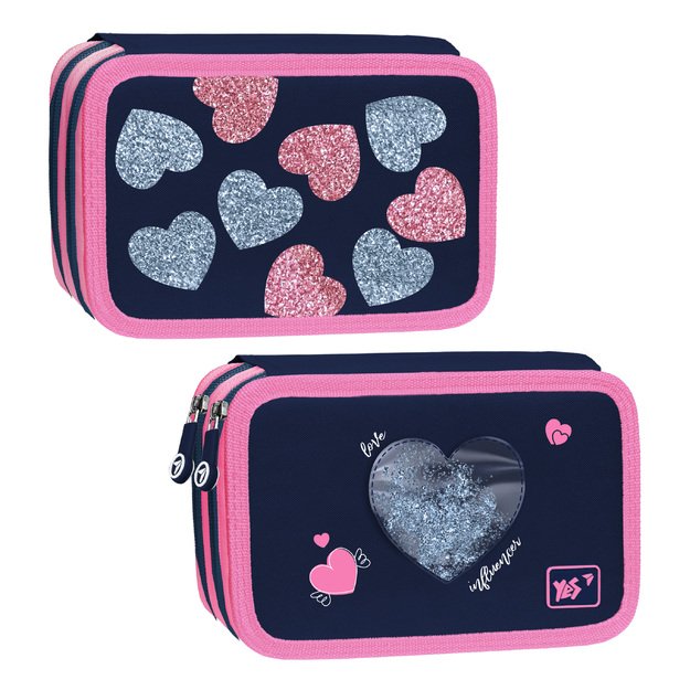 Forminis penalas su dviem skyriais YES  HP-01 Bright Hearts