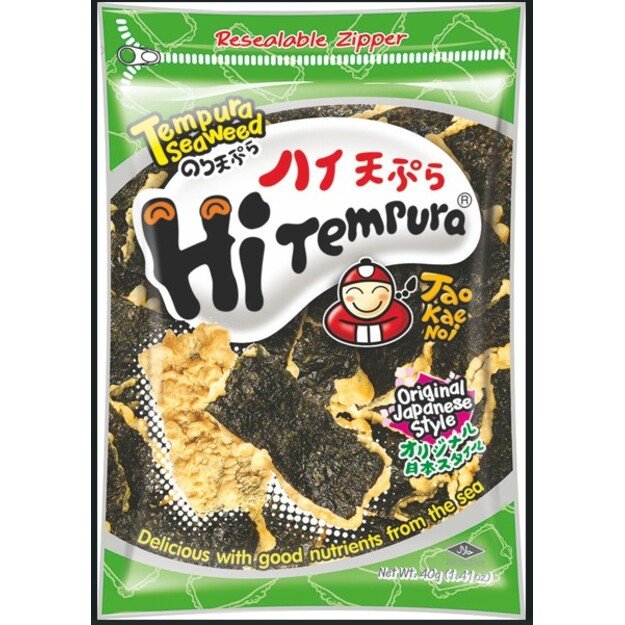 Jūros dumblių užkandis TAOKAENOI, su tempura, 40 g