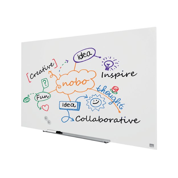 Stiklinė baltoji magnetinė lenta Nobo Impression Pro, plačiaekranė 57, 126x71 cm 3