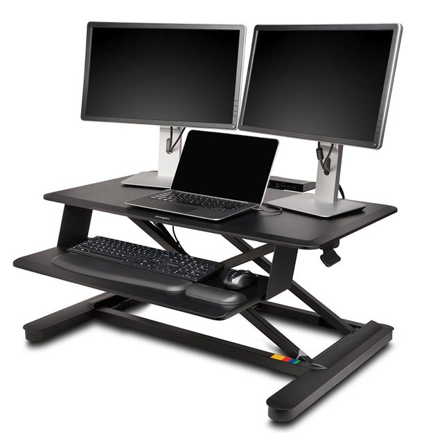 Sėdima-stovima darbo vieta KENSINGTON SmartFit, juoda sp. 8