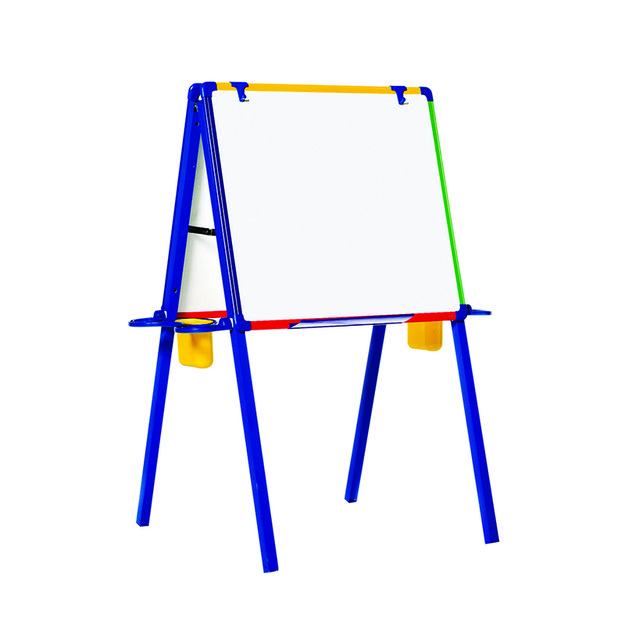 Dvipusė magnetinė lenta su stovu BI-OFFICE SCHOOLMATE 62x80, 110 cm auk&scaron;tis