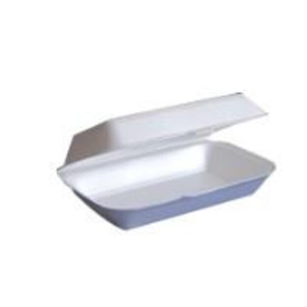 Dėžutė, maistui, 1/2 MENIU, EPS, 24 x 15 x H 7 cm, 500 vnt.