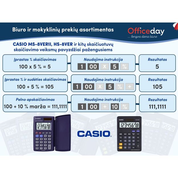 Mokslinis skaičiuotuvas CASIO FX-82ES PLUS II, 80 x 162 x 13.8 mm 6