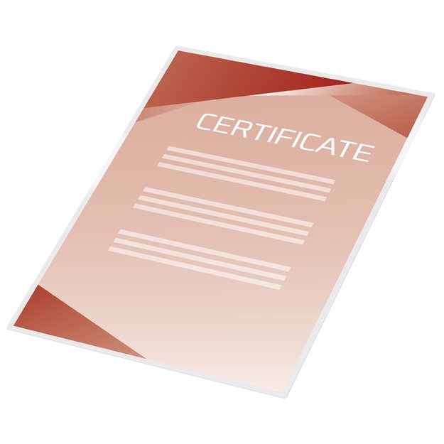 Laminavimo vokeliai GBC, A4, 75 mik., blizgūs, 25 vnt. 1