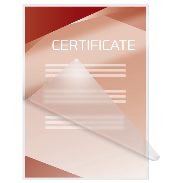 Laminavimo vokeliai GBC, A4, 75 mik., blizgūs, 25 vnt. 2