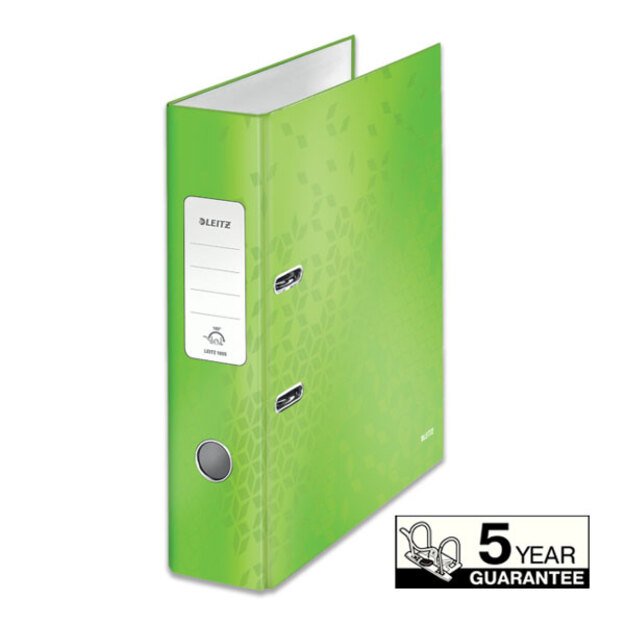 Segtuvas LEITZ WOW 180&deg;, A4, 80mm žalia sp. 1