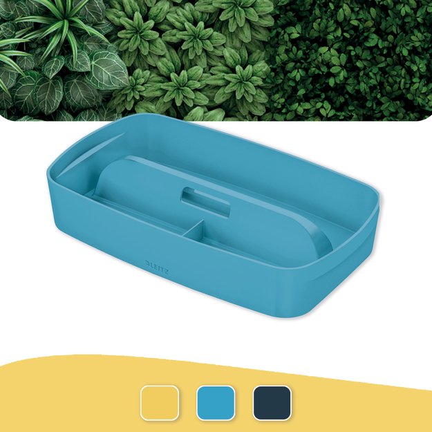 Daiktadėžė Cosy L:MyBox su skyriais, maža, mėlynos sp. 2