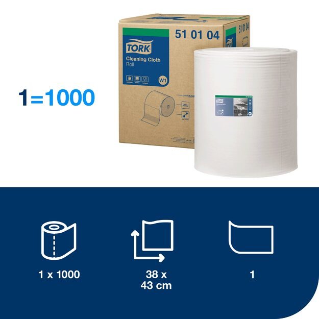 TORK valymo šluostė 510104 4