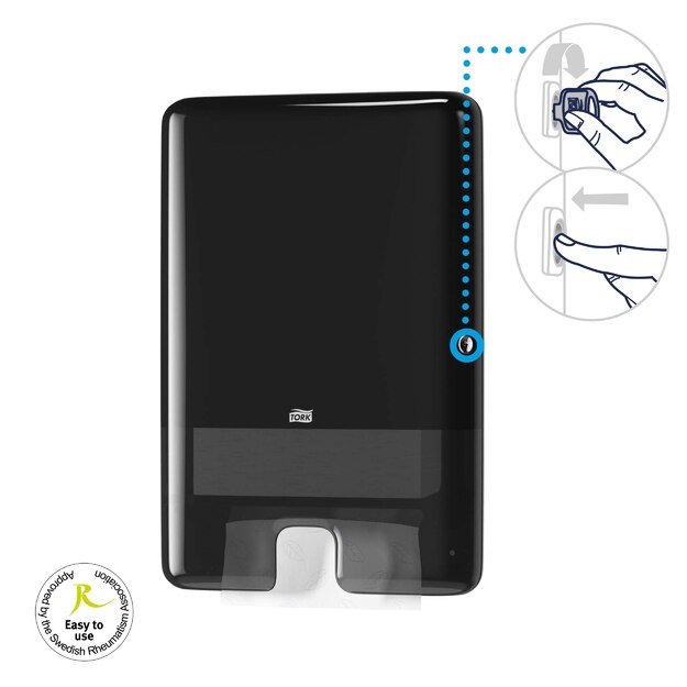 Rankų valymo popieriaus laikiklis TORK 552008 , H2 2