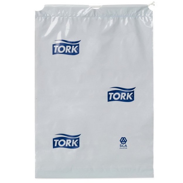 Šiukšlių maišai TORK, 5L, 250 x370mm, 50 pcs, pilkos spalvos
