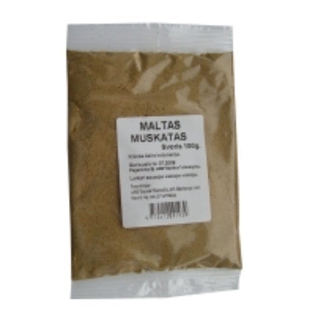 Muskatų rie&scaron;utai, malti, 100 g