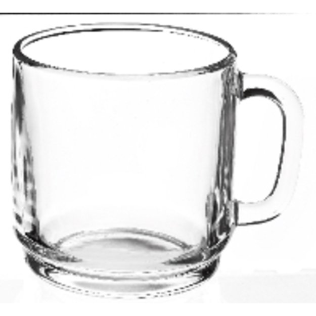 Puodelis VERSAILLES, skaidrus grūdintas stiklas, 260 ml, D 7 cm, H 9 cm, 1 vnt.