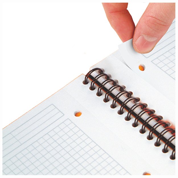 Sąsiuvinis su spirale OXFORD INTERNATIONAL NOTEBOOK, A4+, 80 lapų, langeliais 2