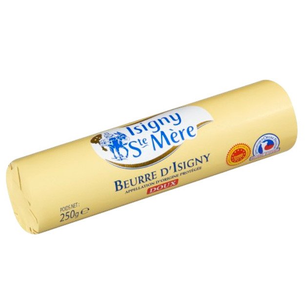 Sviestas ISIGNY STE MERE, 82%, nesūdytas, PDO, 250 g