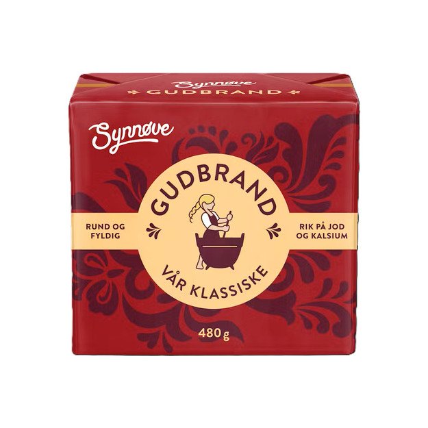 Ožkų ir karvių pieno sūris Gudbrand SYNNOVE, 480 g