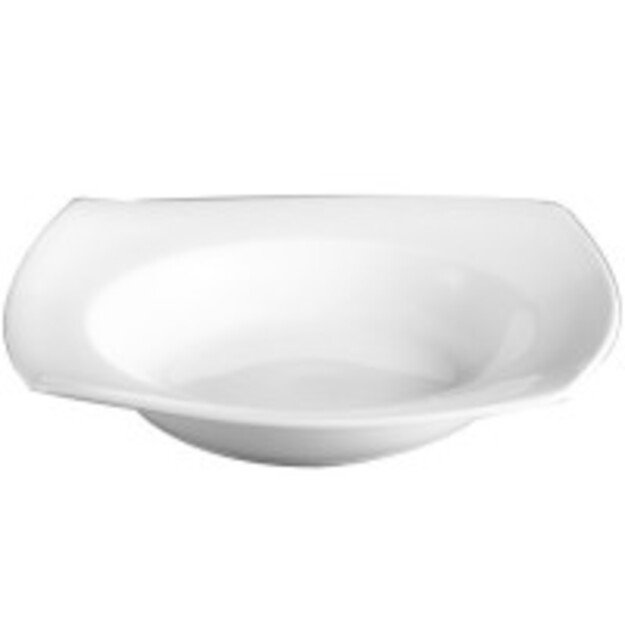 Lėkštė QUADRO, gili, porcelianas, M1281, 22,3 x 22,3 cm, vnt