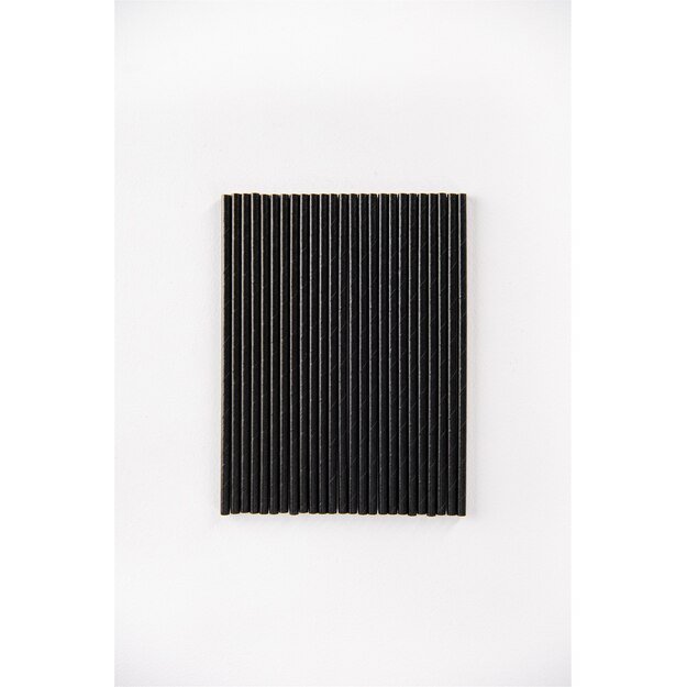 Popieriniai &scaron;iaudeliai, juodi, 6 mm, L 20 cm, 500 vnt 2
