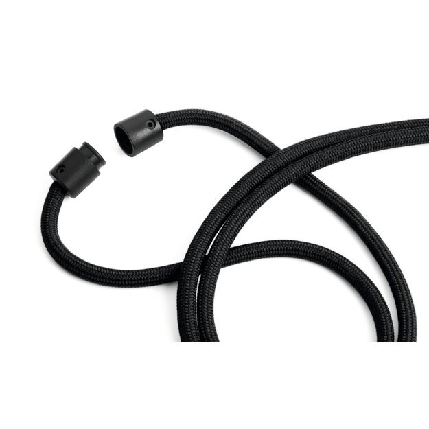 Dirželis vardinei kortelei DURABLE su metaliniu segtuku, juoda, 10 vnt 1