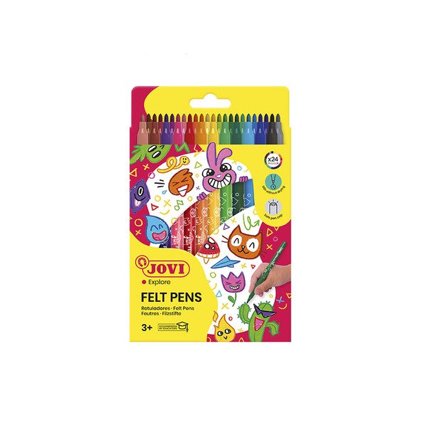 Flomasteriai JOVI, 24 spalvų rinkinys 1