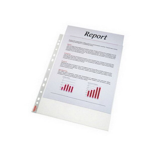 Įmautė dokumentams ESSELTE, A4, 75 mikr.,(pak. -100 vnt.), skaidri