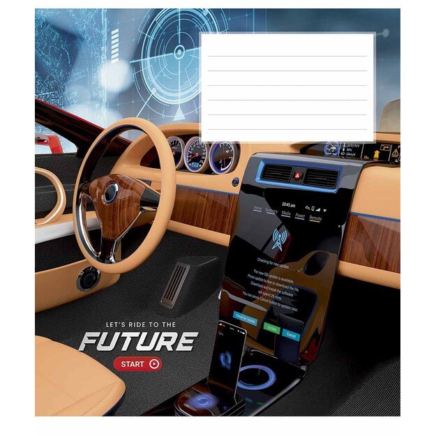 Sąsiuvinis Schoolboy, 24 lapų, langeliais, B5,  60 gsm 4