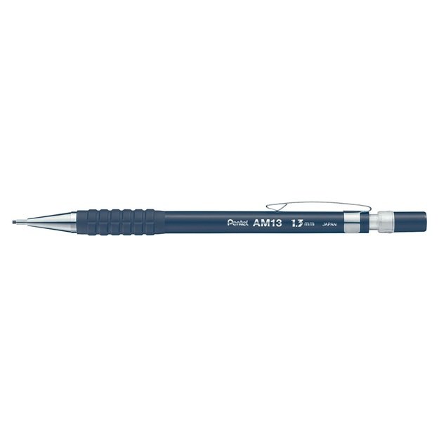 Automatinis pie&scaron;tukas Pentel Tool AM13 1,3 mm HB, mėlynas korpusas