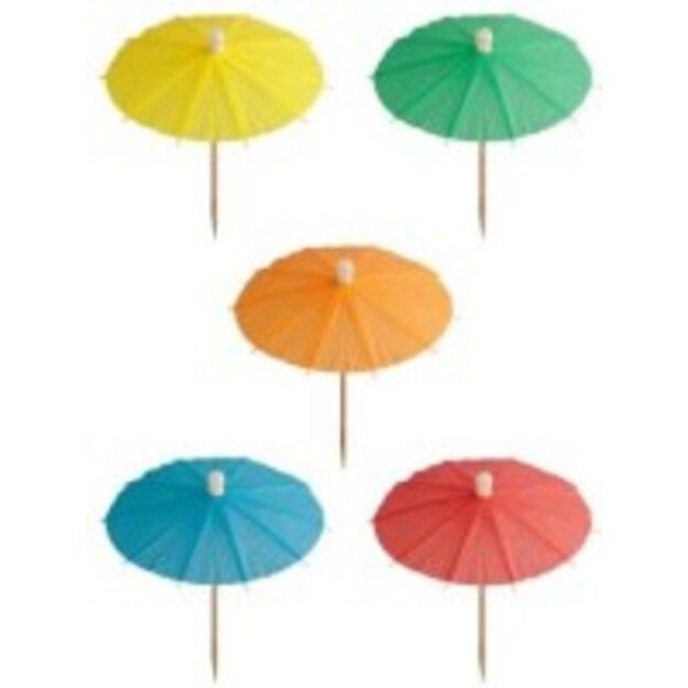 Smeigtukai, ICE CREAM, mediniai skėtukai, 10 cm, 144 vnt.