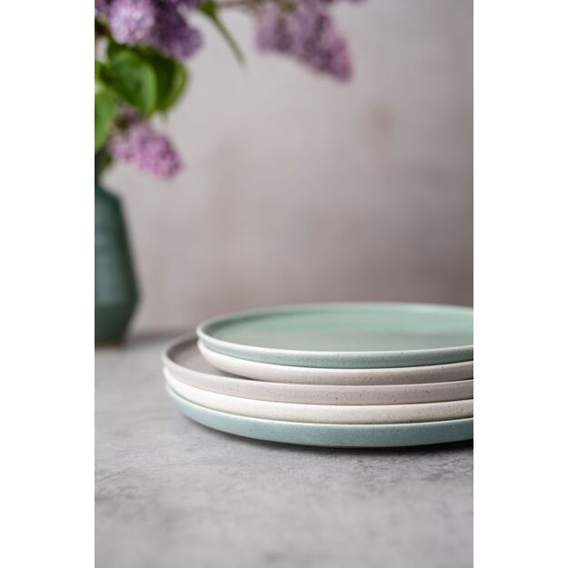 Lėk&scaron;tė GRANITE Mint, porcelianas, D 26,5 cm, vnt 3