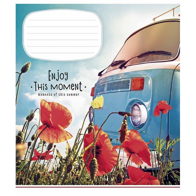 Sąsiuvinis Schoolboy, A5, 12 lapų, 55 gsm, langeliais 1