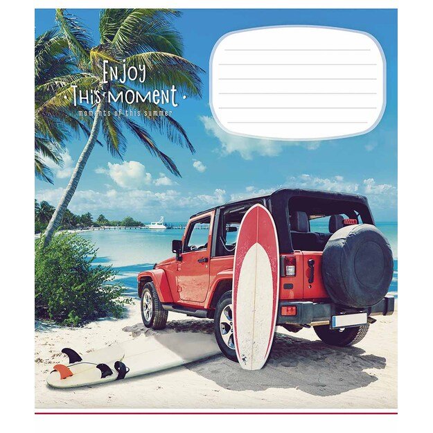 Sąsiuvinis Schoolboy, A5, 12 lapų, 55 gsm, langeliais 4