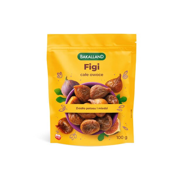 Džiovintos figos, BAKALLAND, 100 g