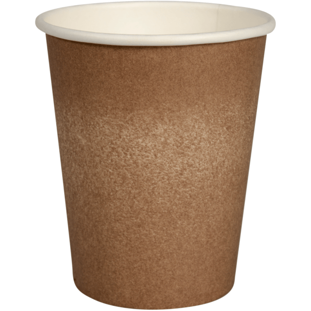Vienkartinis puodelis SWAN, popierius/CPLA, 280/240 ml, D 80 x H 90 mm, 50 vnt