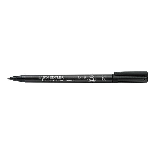 Žymeklis STAEDTLER OHP LUMOCOLOR 317/318, 1,0 mm, JUODA 2
