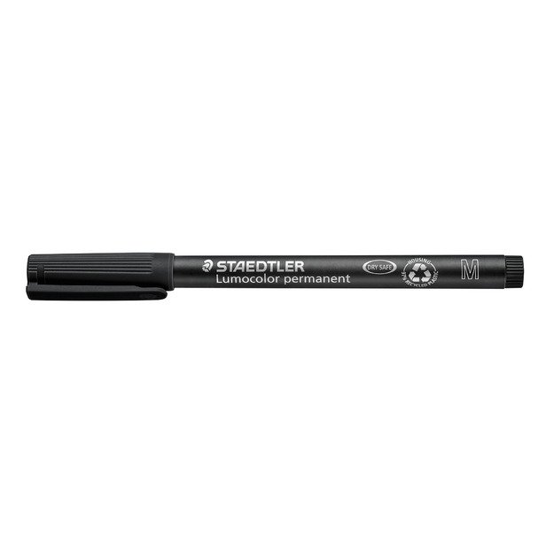 Žymeklis STAEDTLER OHP LUMOCOLOR 317/318, 1,0 mm, JUODA 1