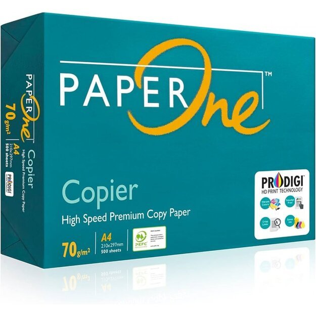 Biuro popierius PaperOne Copier, A4, 70 g/m2, 500 lapų