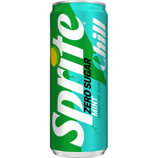 Gazuotas gaivusis gėrimas SPRITE, Zero Sugar, Chill Mint, 0,33 l, skardinė