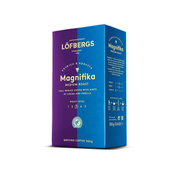 Kava LÖFBERGS LILA Magnifika coffee, malta, 500 g
