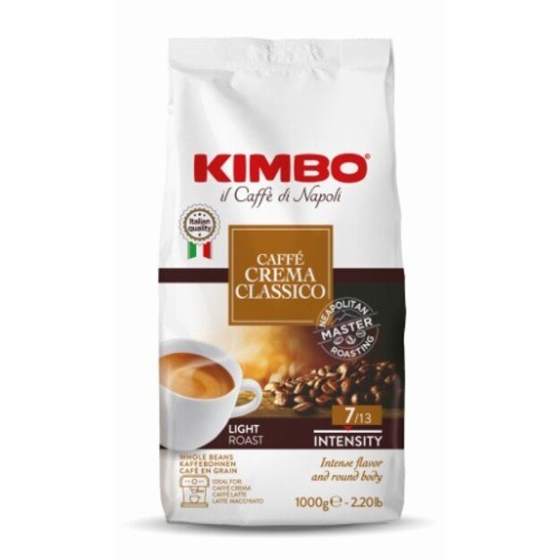 Kavos pupelės KIMBO Creama Classico, 1 kg
