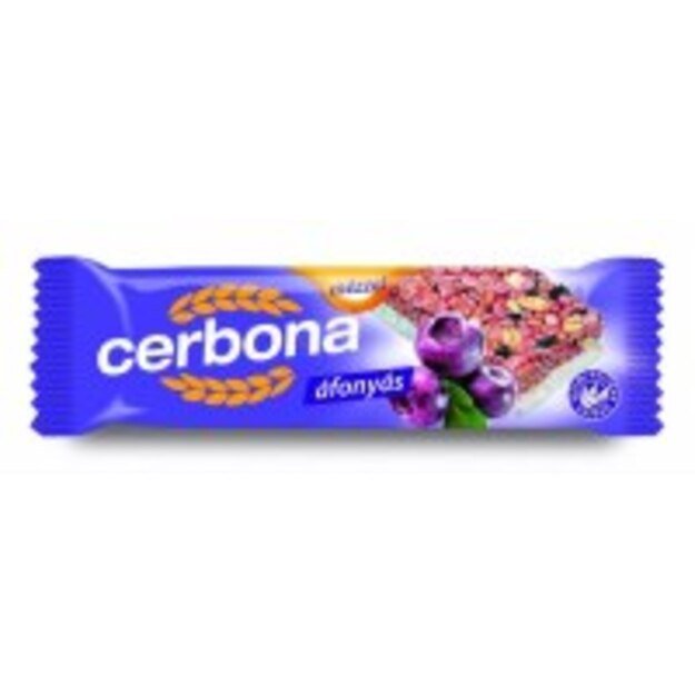 Javainių batonėlis CERBONA Blueberry, su jogurtiniu glaistu, 20 g 1